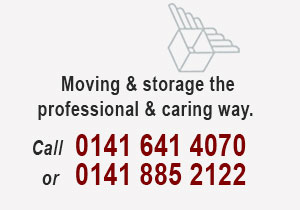 Moving & storing the professional & caring way. Call 0141 641 4070 or 0141 885 2122